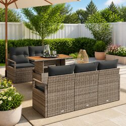 Practical and Stylish 6-Piece Garden Sofa Set