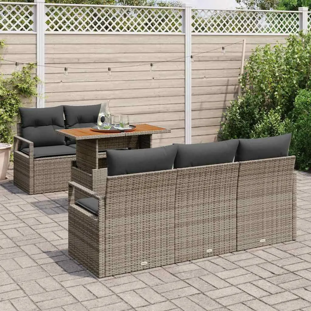 6-Piece Garden Sofa Set