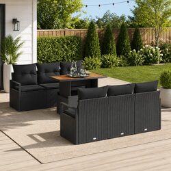 Reliable 7-Piece Garden Sofa Set for Outdoor Comfort