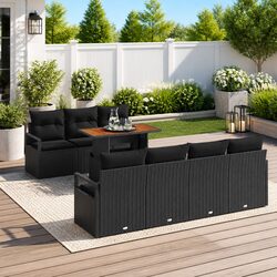 Comfortable and Stylish 8 Piece Garden Sofa Set
