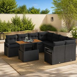 Garden Sofa Set with Storage for Outdoor Comfort