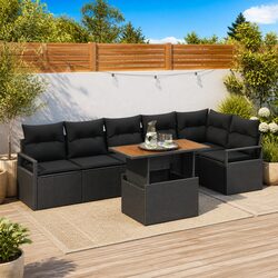 Comfortable and Practical 7-Piece Garden Sofa Set