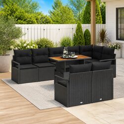 Reliable and Affordable 9-Piece Modular Garden Sofa Set
