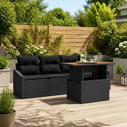 Comfortable and Practical 5-Piece Garden Sofa Set
