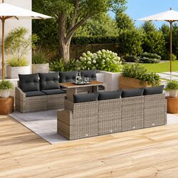 Reliable 9-Piece Garden Sofa Set for Lasting Enjoyment