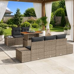 Comfortable and Reliable 6-Piece Garden Sofa Set