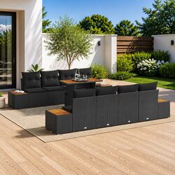 Comfort and Value in a 9-Piece Outdoor Sofa Set