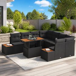 Reliable 9-Piece Outdoor Sofa Set: Quality and Comfort