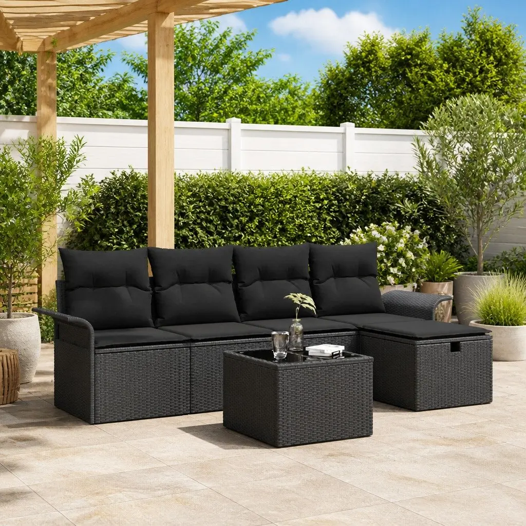 Outdoor Sofa Set, 6 Pcs