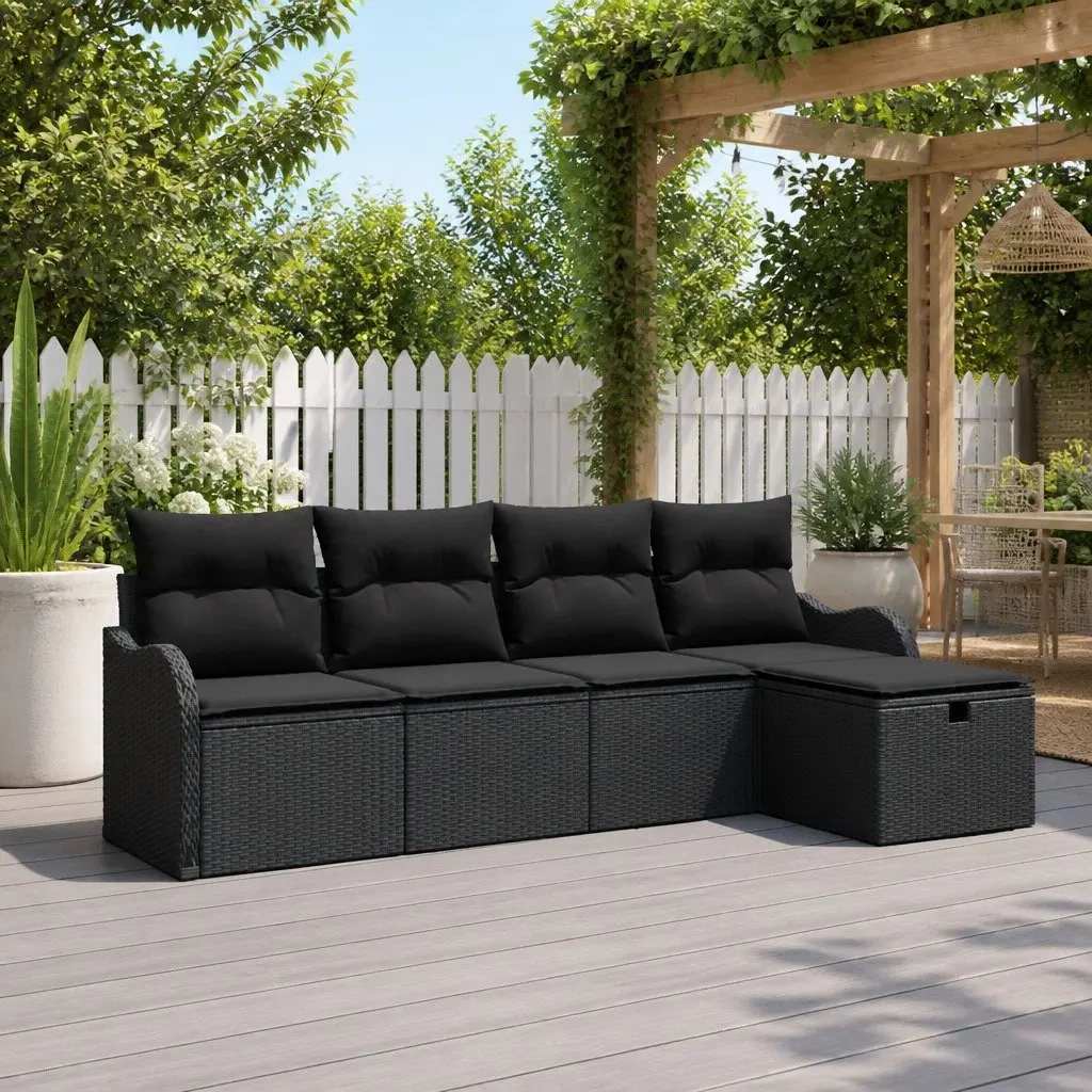 5-Piece Garden Sofa Set for Outdoor Use