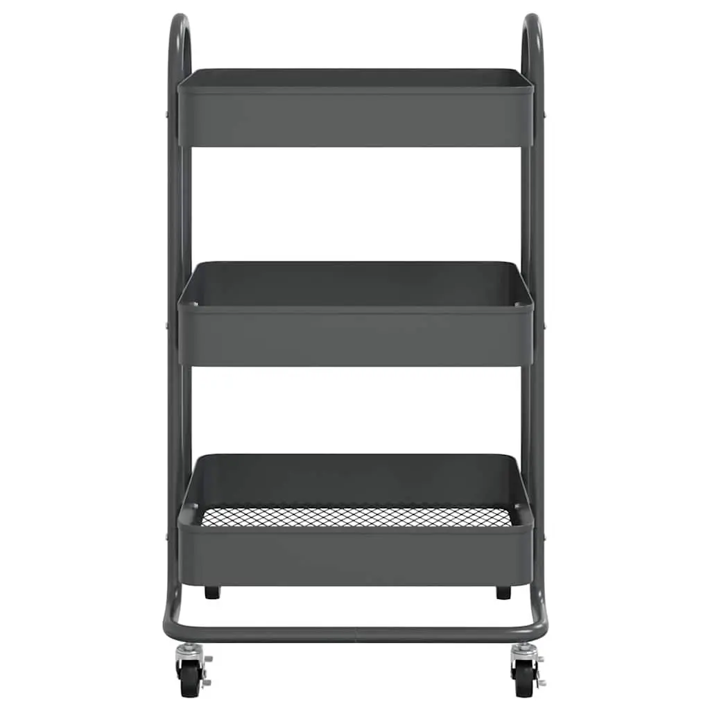 3-Tier Trolley with Steel Construction
