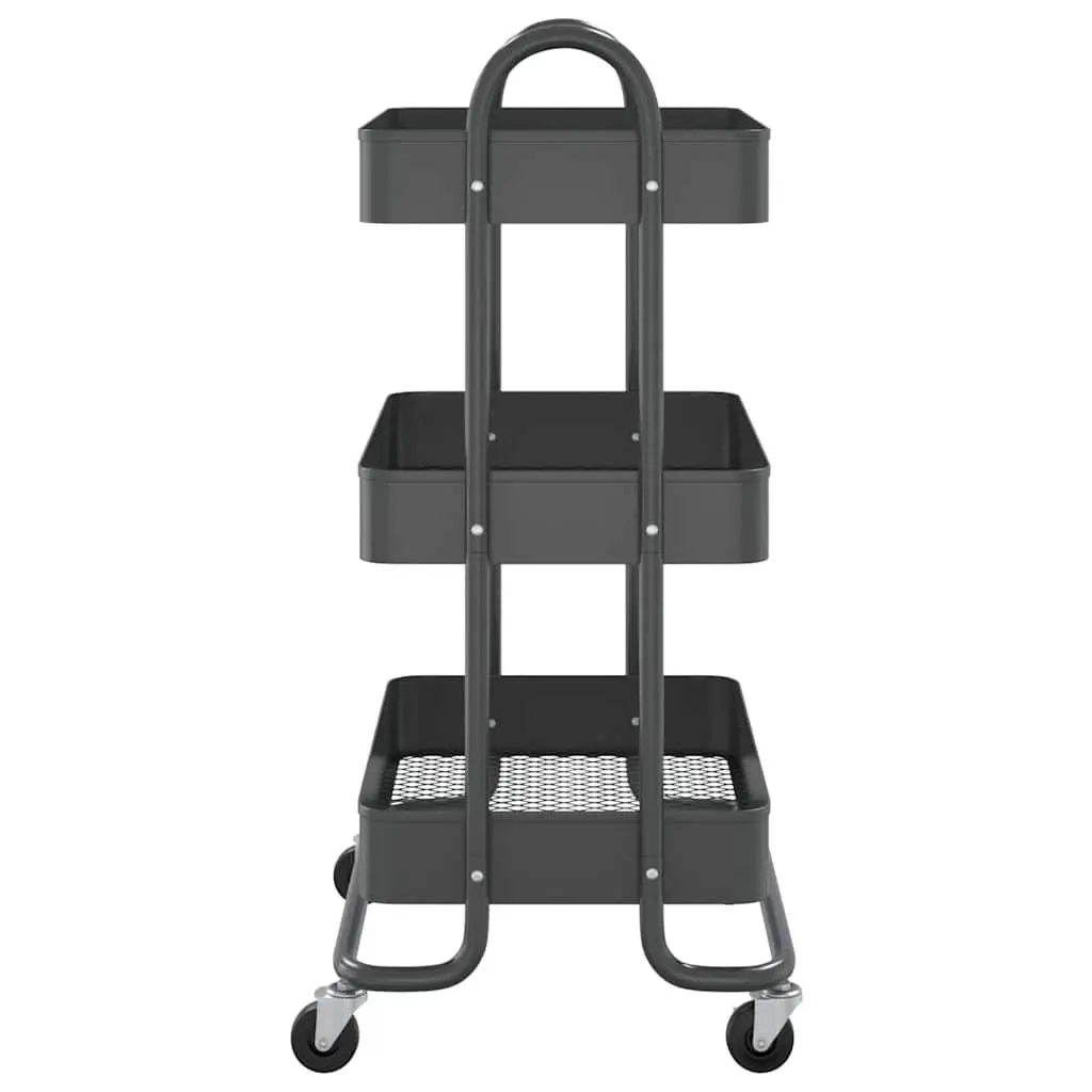 3-Tier Trolley with Steel Construction