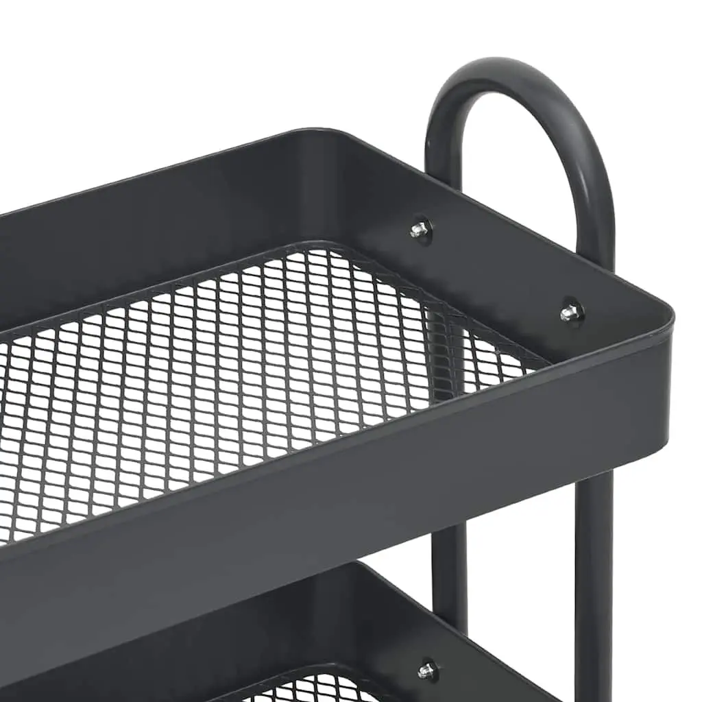 3-Tier Trolley with Steel Construction