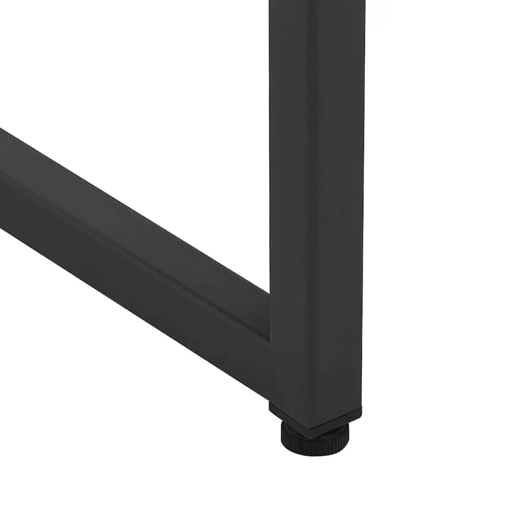 Storage Highboard Cabinet Black 6 Door Shelving Unit 80W x 35D x 135H cm