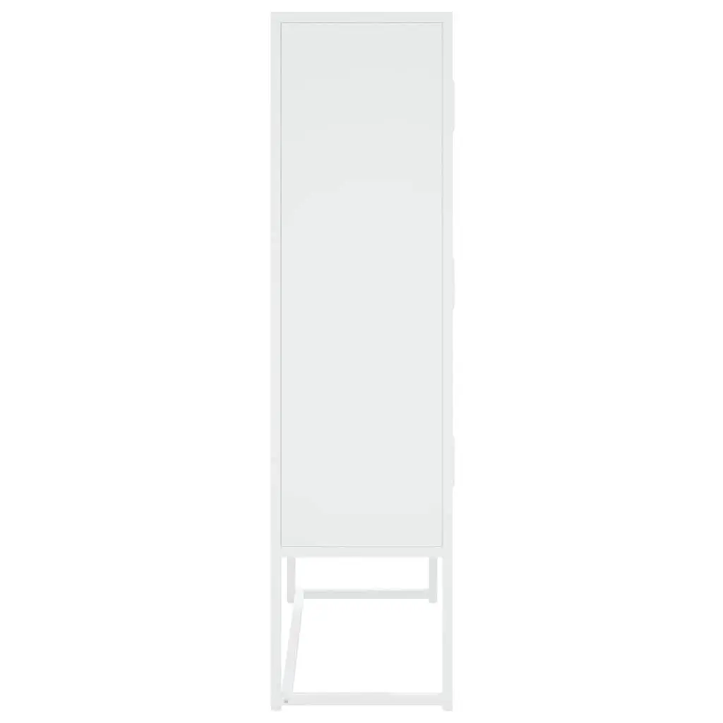 Storage Highboard Cabinet Home Organization 80W x 35D x 135H cm White