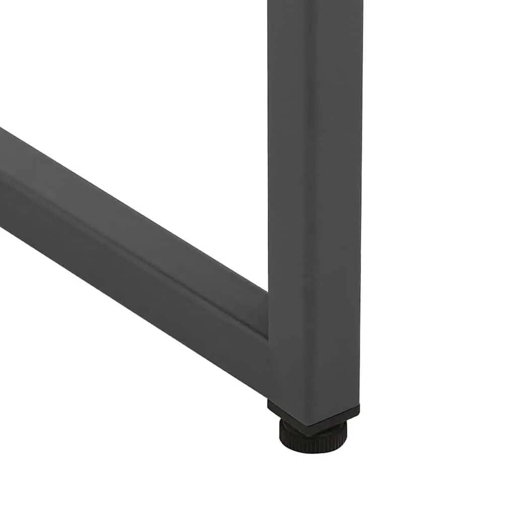 Highboard Storage Cabinet Anthracite 6 Door Display Unit Home Furniture 80 x 35 x 135 cm
