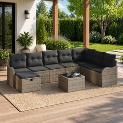 Affordable Comfort with Our 9-Piece Outdoor Sofa Set