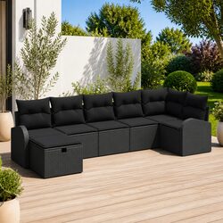 Value-Focused 7-Piece Outdoor Sofa Set with Storage