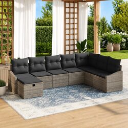 Comfortable 8 Piece Modular Sofa Set for Your Outdoors