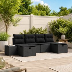 Value Meets Practicality in This Outdoor 6-Piece Sofa Set