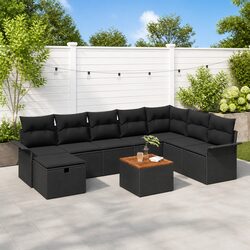 Comfortable and Reliable 9-Piece Modular Garden Sofa Set