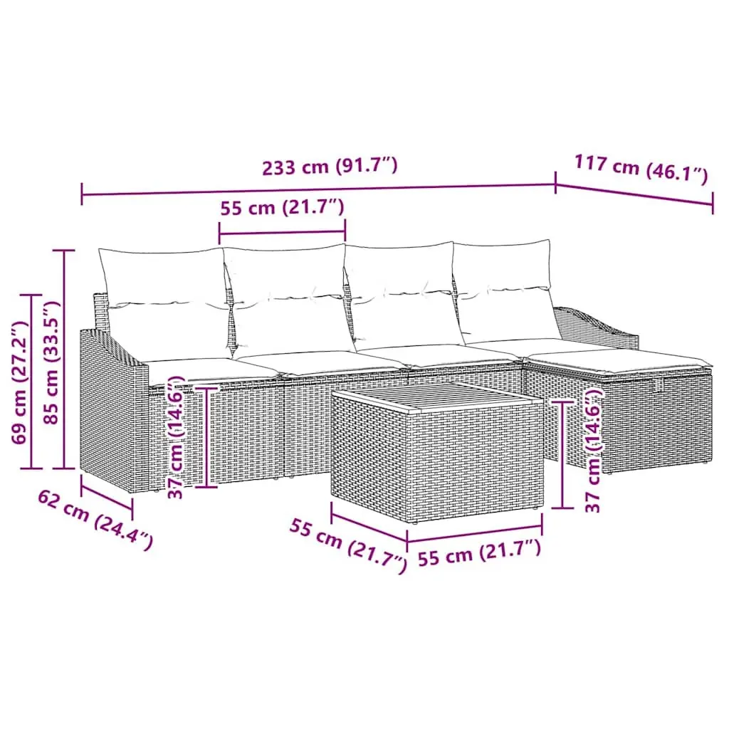 Garden Sofa Set for Entertaining