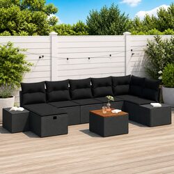 Reliable 8-Piece Garden Sofa Set with Value and Comfort