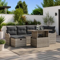 Value-Focused 7-Piece Garden Sofa Set for Comfort