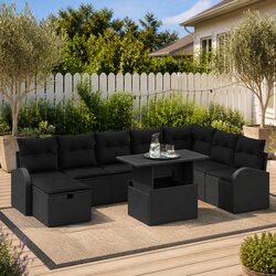 Reliable 9-Piece Modular Outdoor Sofa Set for Any Space