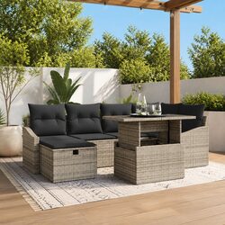 Comfortable and Affordable 7-Piece Garden Sofa Set