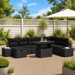 Comfortable and Affordable Modular Garden Sofa Set 11 Pcs