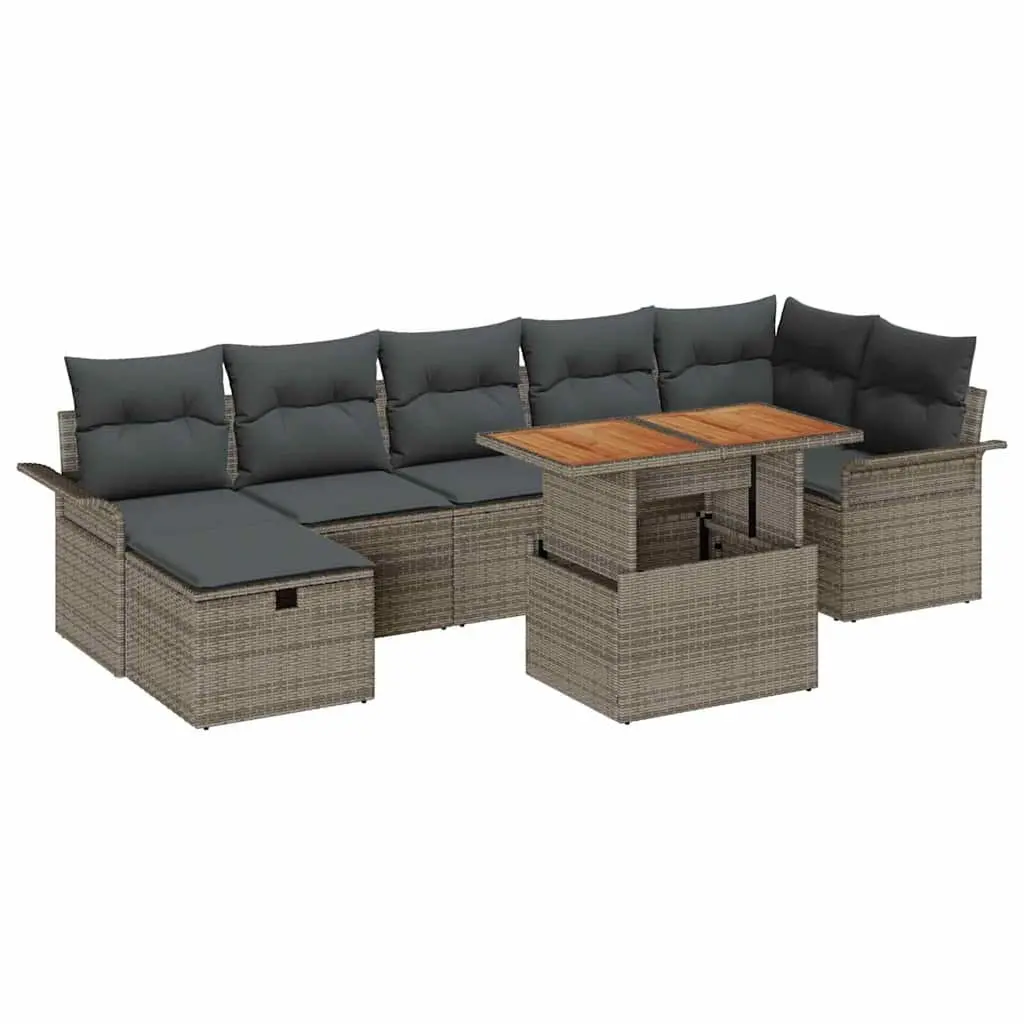 8-Piece Garden Sofa Set for Comfort and Functionality