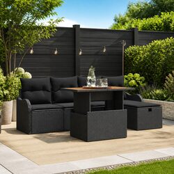 Comfortable and Affordable 6-Piece Outdoor Sofa Set