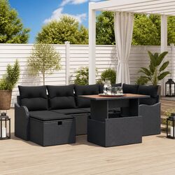 Comfortable 7-Piece Garden Sofa Set with Great Value