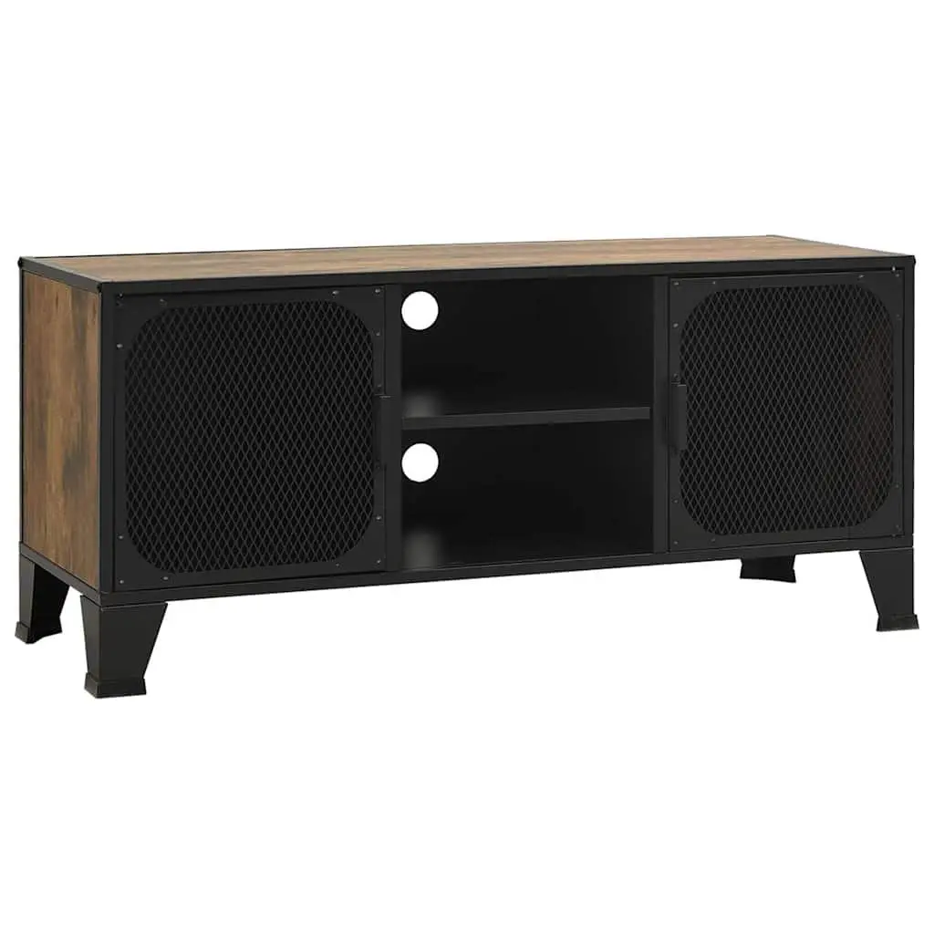 Rustic Brown TV Cabinet with Storage