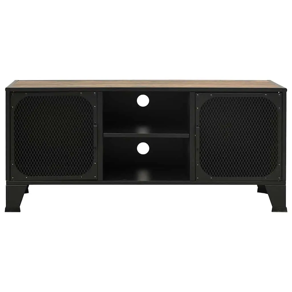 Rustic Brown TV Cabinet with Storage