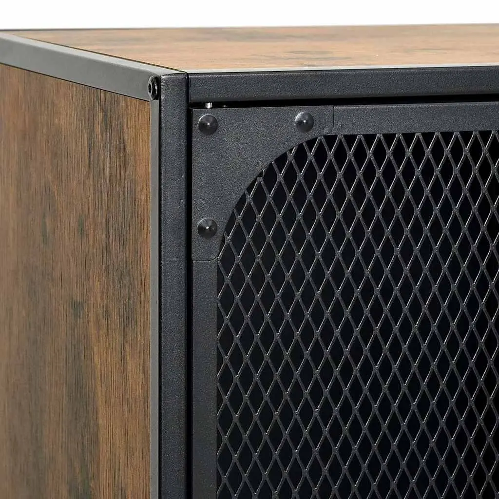 Rustic Brown TV Cabinet with Storage