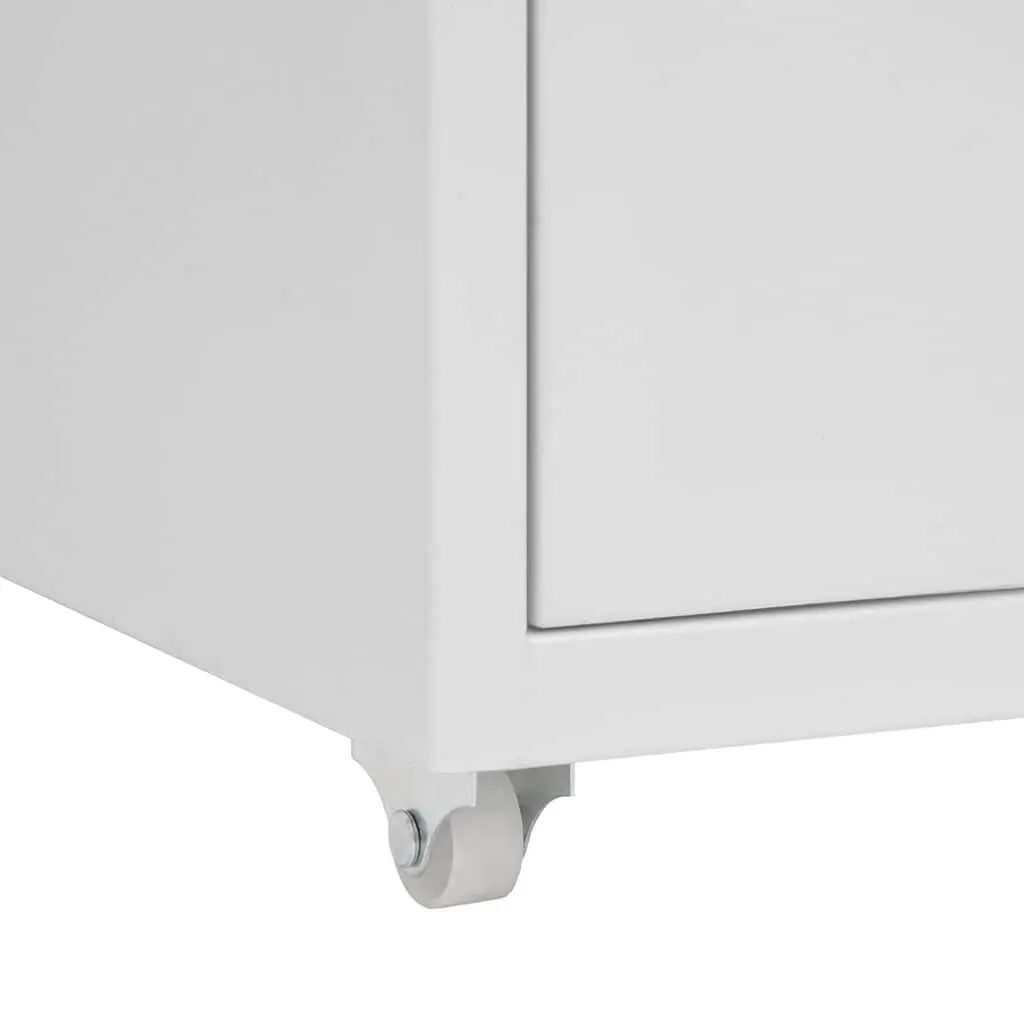 Grey Mobile File Cabinet for Organization Needs