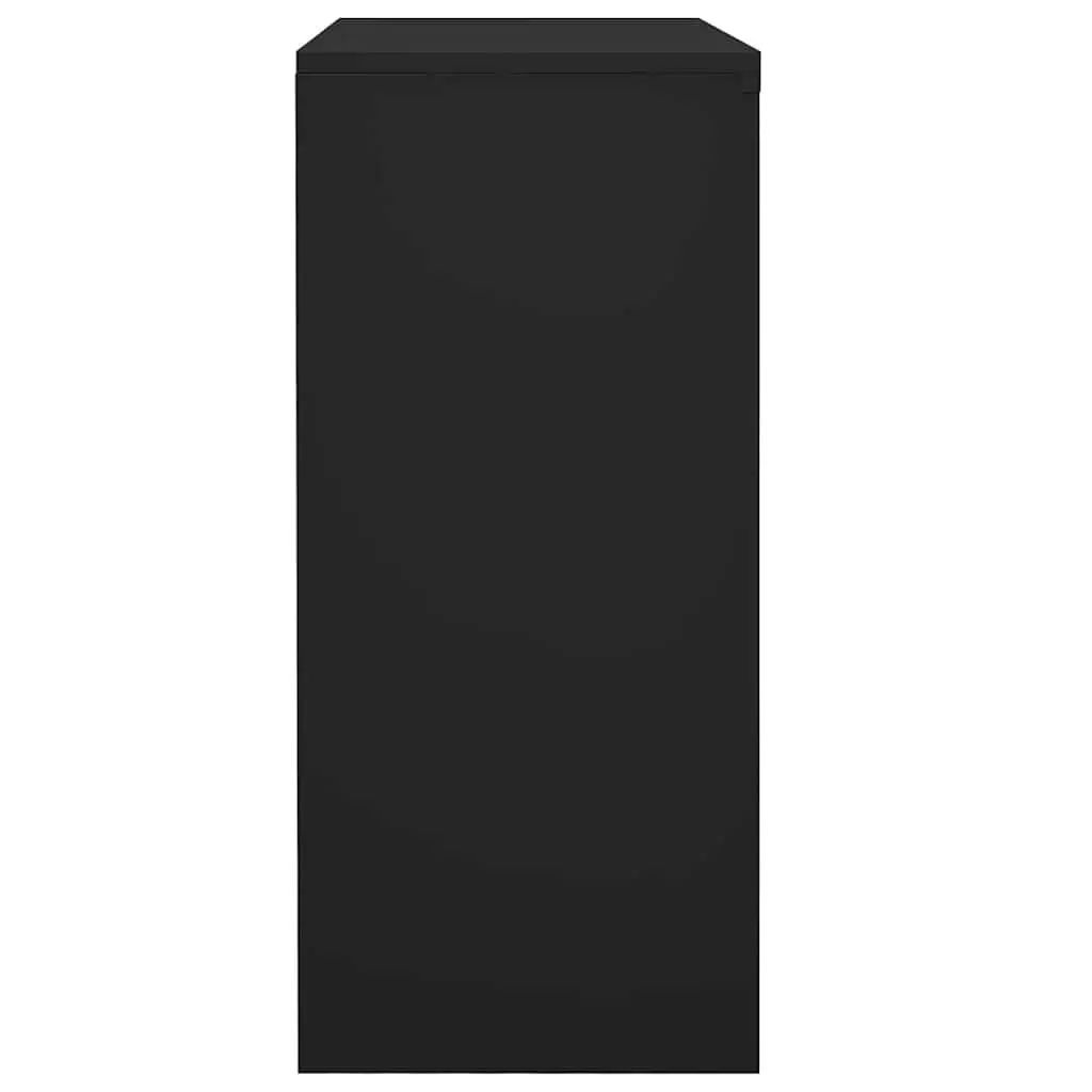 Office Storage Cabinet Sliding Door Anthracite Adjustable Shelves