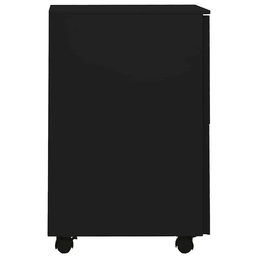 Mobile File Cabinet with 2 Secure Drawers