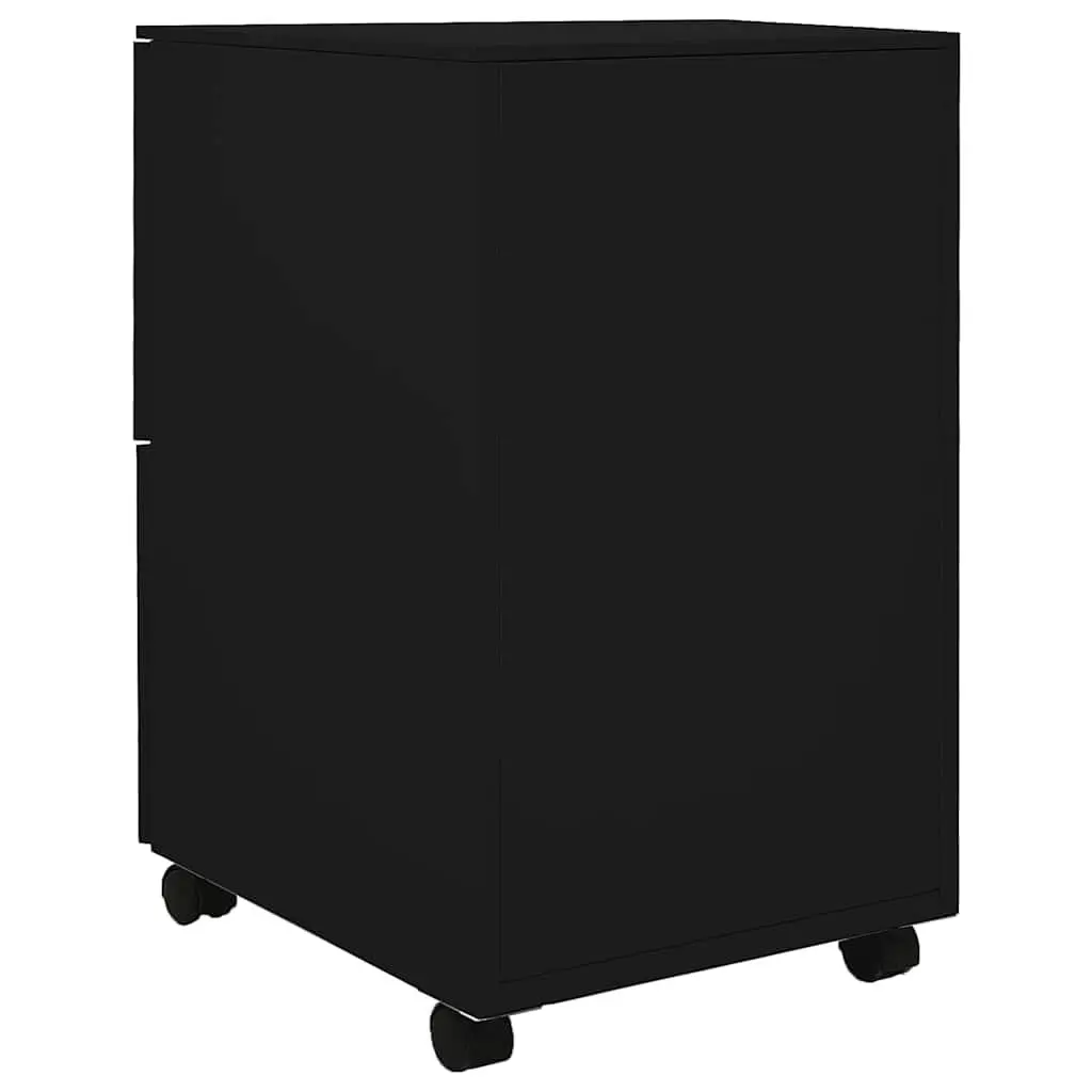 Mobile File Cabinet with 2 Secure Drawers
