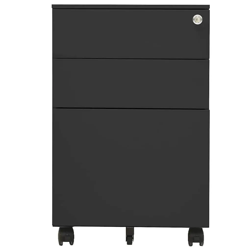 Mobile Filing Cabinet with Lockable Drawers