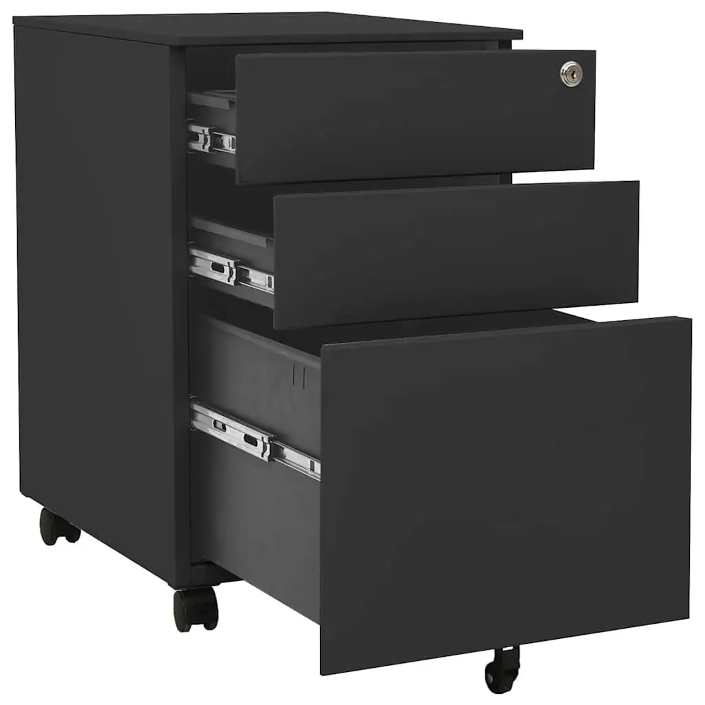 Mobile Filing Cabinet with Lockable Drawers
