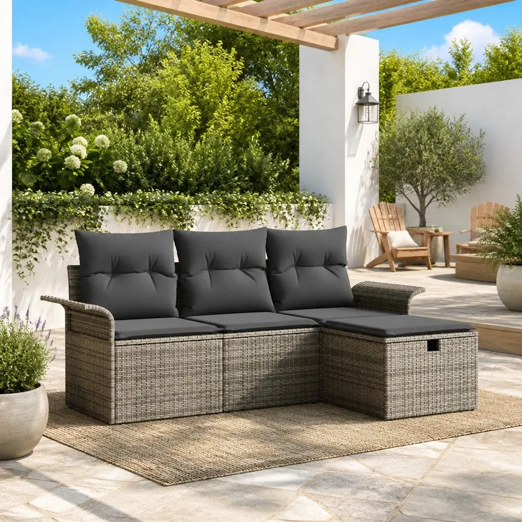 Outdoor Sofa Set for Comfort and Storage