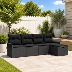 Warm and Practical 5-Piece Outdoor Sofa Set