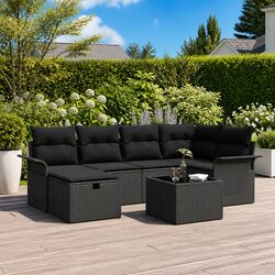 Warm and Inviting 7-Piece Garden Sofa Set