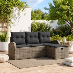 Functional 4-Piece Outdoor Sofa Set for Your Garden