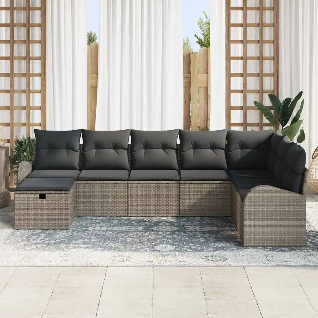 8-Piece Garden Sofa Set with Storage