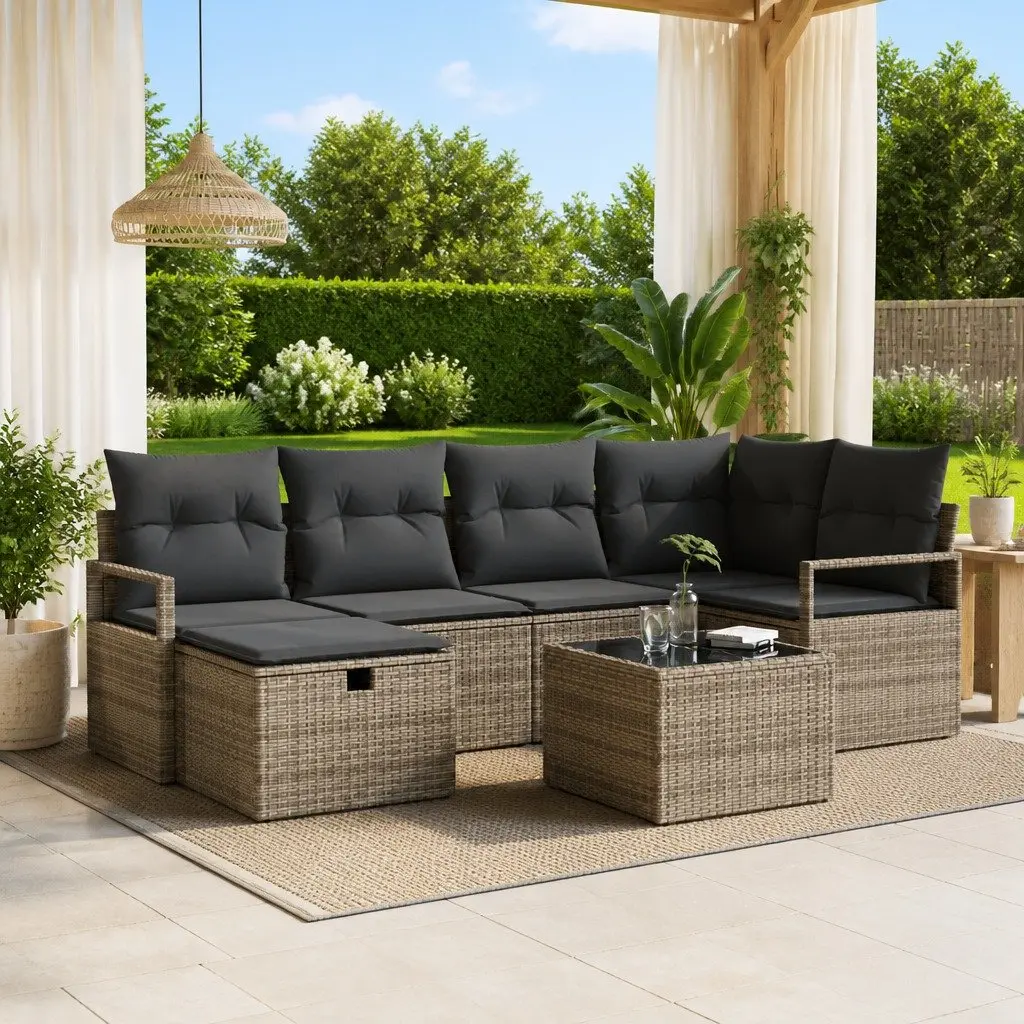 7 Piece Garden Sofa Set