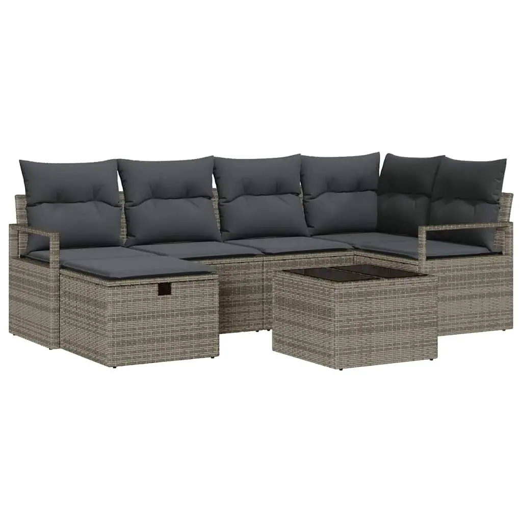 7 Piece Garden Sofa Set